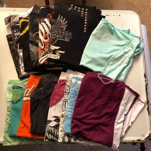 Harley-Davidson sleeveless shirts - 16 of them